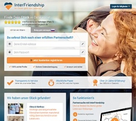 InterFriendship.at screenshot