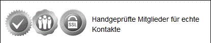 handgeprüfte Profile beim Cougartreff