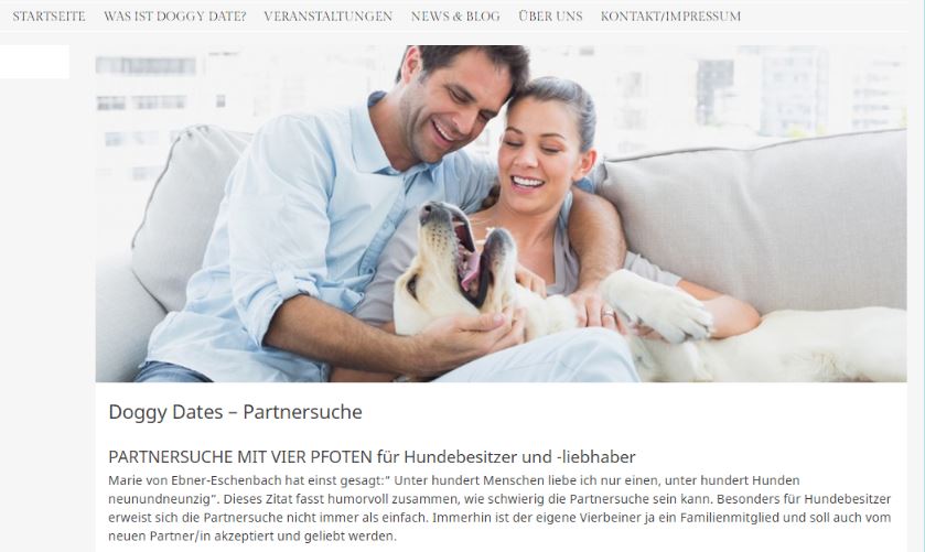 doggydates Singles mit Hund kennenlernen