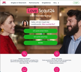 LoveScout24 AT startseite