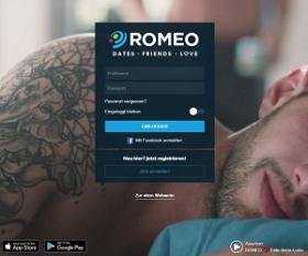 PlanetRomeo.com screenshot