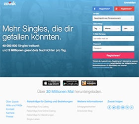 Zoosk screenshot